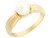 Solid Freshwater Cultured High Polish Ring Jewelry (JL# R2985)