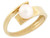 solid freshwater cultured high polish bypass Ring jewelry (JL# R2979)