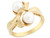 solid two freshwater cultured ribbon Ring jewelry (JL# R2977)