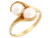 Solid Two Freshwater Cultured Elegant & Unique Ring Jewelry (JL# R2932)