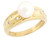 Solid CZ & Freshwater Cultured High Polish Every Day Ring Jewelry (JL# R2903)