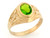 Gold Birthstone Diamond Cut Nugget Unisex Ring (JL# R2808)