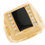Elegant Onyx and CZ Mens Ring (SKU# R2281)