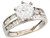 3.27ct CZ Pretty Bridal Ladies Engagement Ring (JL# R2205)