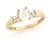 Oval Cut White CZ Accent Ladies Ring (JL# R2193)