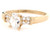 Oval Cut White CZ Accent Ladies Ring (JL# R2193)