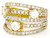 Solid CZ Cluster Sparkly Band Ring (JL# R2129)