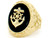 Solid Gold Nugget Anchor Exra Large Mens Ring (JL# R2069)