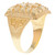 Solid Nugget Diamond Cut Mens CZ Ring (JL# R2052)