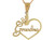 High Polish #1 Grandma Ladies Heart Shape Talking Pendant (JL# P10725)