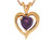 Genuine Accented Ladies Classic Heart Floating Pendant (JL# P9699)
