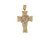 Brilliant 3d Multi-layered Large Fleurie Cross Pendant (JL# P9271)