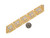 Two-Tone Gold Accented Medusa Bracelet with Greek Key Design Border (JL# B9192)
