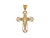 Brilliant Accented 8.5cm Pointed Cross Pendant (JL# P9163)