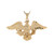 Diamond Cut Eagle Arrows and Branches Charm Pendant (JL# P7984)