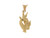 Religious Dove in Hands Joy To The World Pendant Charm (JL# P7891)