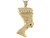 Nefertiti Egyptian Goddess 5.1cm x 3.0cm Pendant (JL# P6921)