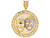 Two Tone Real Gold Accents 8.11cm Drama Theater Actors Pendant (JL# P6450)