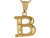 1.29cm Diamond Cut Letter Cute Charm Initial Pendant (JL# P5228)