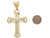 Solid 6.91cm Cluster Cross Religious Pendant (JL# P5199)