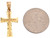 2.41cm Long Shiny Petite Cristian Cross Pendant (JL# P4951)