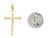 3.95cm Long Traditional Cristian Original Cross Pendant (JL# P4945)