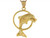 Unique Dolphin Jump Hoop Designer Charm Pendant (JL# P4881)