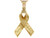 Real Breast Cancer Awareness Designer Charm Pendant (JL# P4858)