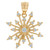Real Gorgeous Snowflake Design Charm Pendant (SKU# P4838)