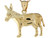 Real 2.14cm Sleek Donkey Burro Charm Pendant (JL# P4826)