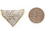 Two Tone Real Gold Cluster Elegant Designer Slide Pendant (SKU# P4747)