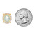 Real Natural Ladies Filigree Detail Post Earrings (SKU# E4450)