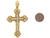 Real and CZ Beautiful Small Christian Cross Pendant (JL# P3958)