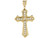 Real and CZ Cross Christian Charm Pendant (JL# P3957)