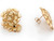 Solid 1.9cm Nugget Pin Earrings (JL# E3470)