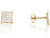 Real Solid Gold Cluster CZ Kite Stud Post Earring (JL# E3159)