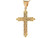 Solid Gold Cross Religious Christian Catholic Charm Pendant (JL# P3132)