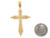 Solid Large Cross Pendant Charm Jewelry (JL# P1796)