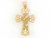 Solid Cross Pendant Jewelry (JL# P1433)
