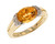 10k Yellow Gold Purple Amethyst Ring (JL# R2612)