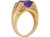 Ladies Stunning Bold Real and Diamonds Modern Ring (JL# R2611)