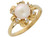 Cultured Freshwater White CZ Ladies Gorgeous Flower Ring (JL# R10596)