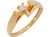 Shimmering Accented Ladies Modern Bypass Ring (JL# R1692)