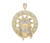 Huge Crowned Jesus Religious Heavy Pendant (JL# P11744)