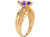 Natural and Diamond Ladies Elegant Classic Wide Ring (JL# R10889)