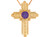 Stunning Natural Accented Religious Cross Pendant (JL# P4944)