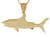 High Polish Sea Life Fishing Stunning Shark Design Pendant (JL# P10744)