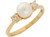Ladies Gorgeous Cultured Freshwater and CZ Ring (JL# R10846)