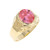 Majestic Simulated Birthstone Mens Stunning Design Ring (JL# R12229)