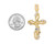 Shimmering CZ Set Stunning Filigree Cross Pendant (JL# P12060)